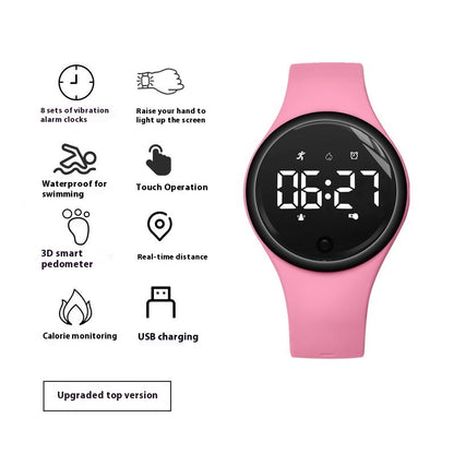 Electronic Watch Male Junior High School Student Female Silent Vibration Alarm Clock