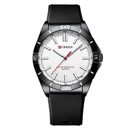 Simple Unisex Round Silicone-band Couples Watch Waterproof