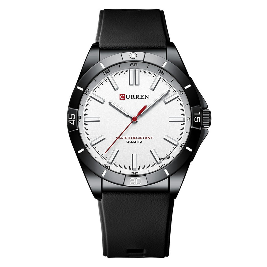 Simple Unisex Round Silicone-band Couples Watch Waterproof