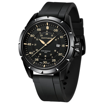 Youth Student Quartz Exam Watch Men's Silicone Waterproof 520 Gift For Boyfriend