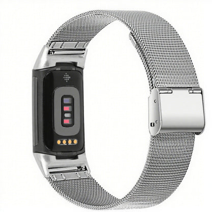Alloy Strap With Card Buckle Fine Mesh Watch Strap
