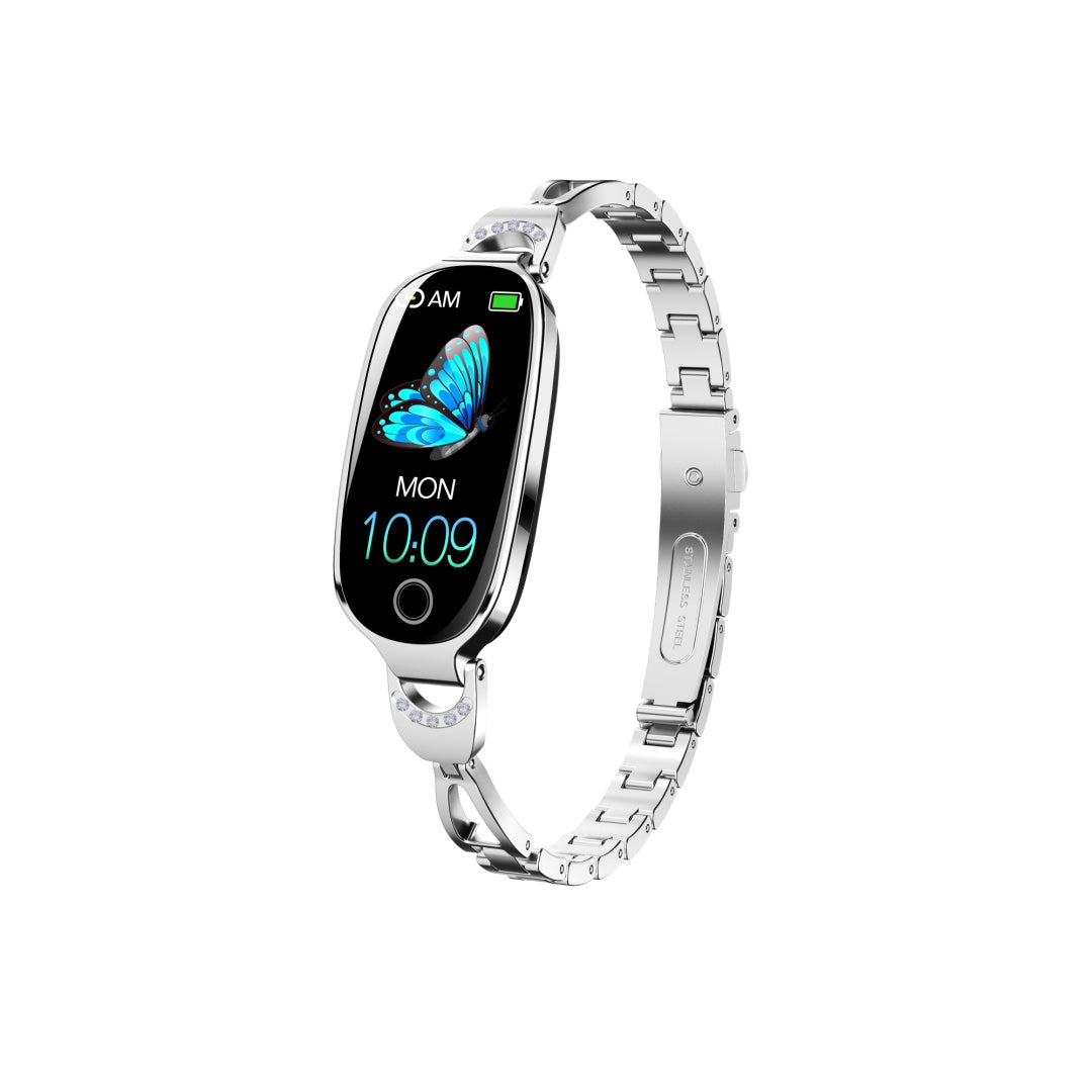 Smart Watch - Fitness Tracker And Menstrual Cycle Tracking, Heart Rate&Blood Pressure Monitoring, Sleep Tracking, Step Counter, Waterproof Smart Watch Compatible With IPhone&Android Phones