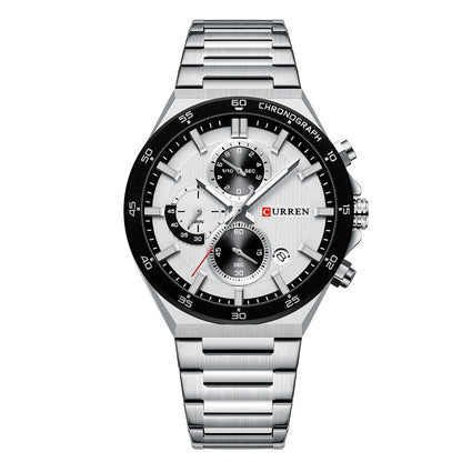 Neutral Waterproof Calendar Mens Business Sports Watch