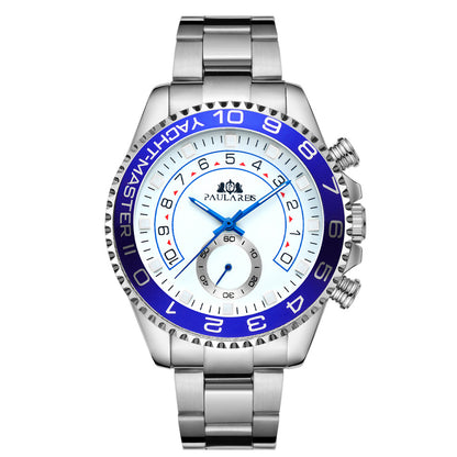 Automatic Mechanical Luminous Room Gold Steel Belt Men's Watch