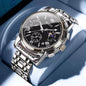 Brand Original Certification Men'S Watches Moon Phase Waterproof Quartz Watch for Man Chronograph Calendar Fashion Watch
